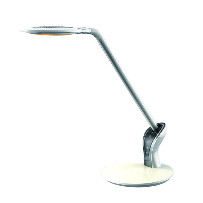 светильник настольный tld-547 white/led/400lm/3300-6000k/dimmer 8 сенсор. выкл. диммер бел. uniel ul-00002342 от BTSprom.by
