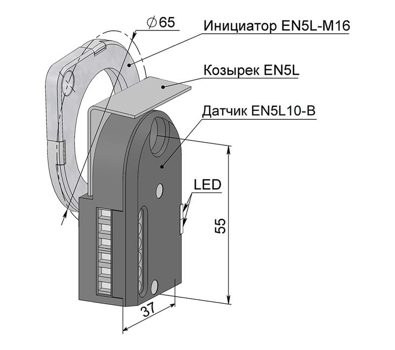 выключатель бесконтактный en5l10-b (вб2чл.10.12м.95.6.12.1.к) мега-к a8010-34124158 от BTSprom.by