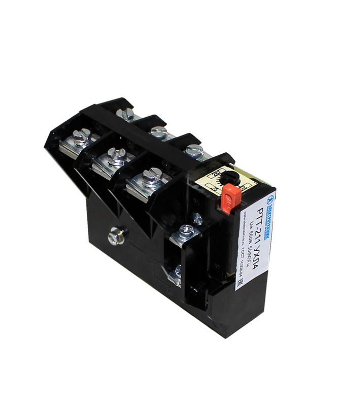 реле электротепловое токовое ртт-211 ухл4 32.0а 660в/50гц 1р 27.2-36.8а ручной возврат электротехник et003585 от BTSprom.by