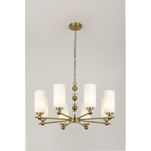  Люстра Antonella 3181-310 40Вт 8хE27 модерн Rivoli Б0068071 фото в каталоге от BTSprom.by