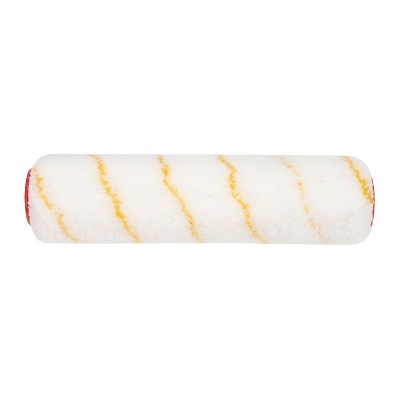  Ролик (сменный) полиамид бел. с желт. полосой ворс 11мм шир. ролика 240мм d42мм бюгель 6мм Rexant 89-0126 фото в каталоге от BTSprom.by