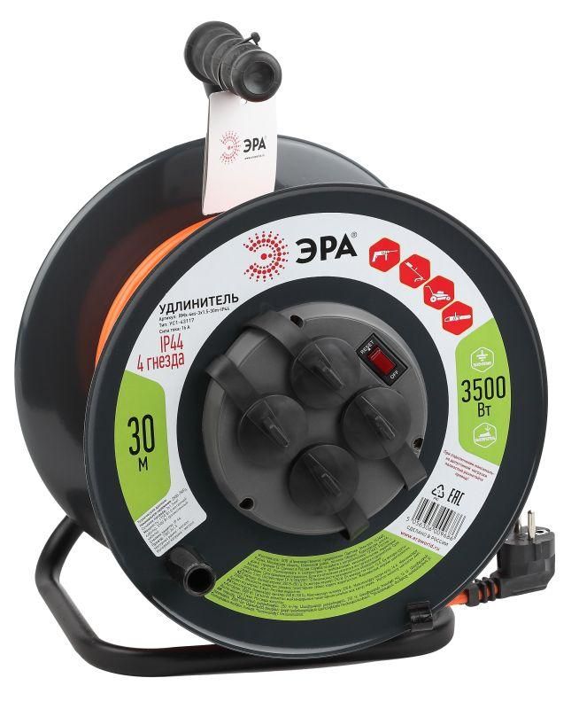 удлинитель на метал. катушке 4х30м с заземл. 16а ip44 rmx-4es-3х1.5-30m-ip44 пвс 3х1.5 эра б0046850 от BTSprom.by