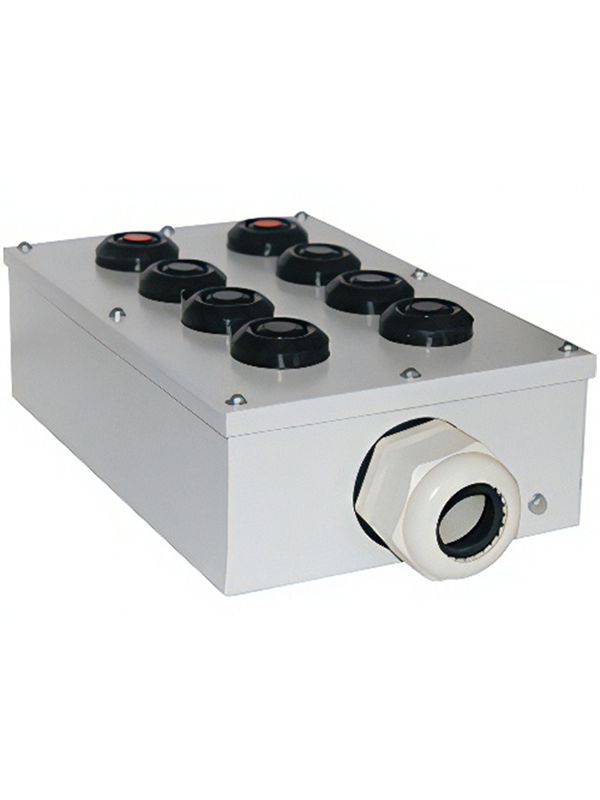 пост кнопочный пку-15-21.241-54у2 (6хке081/2(1з+1р) черн. + 2хке081/2(1з+1р) красн. + pg-36) электротехник et054497 от BTSprom.by