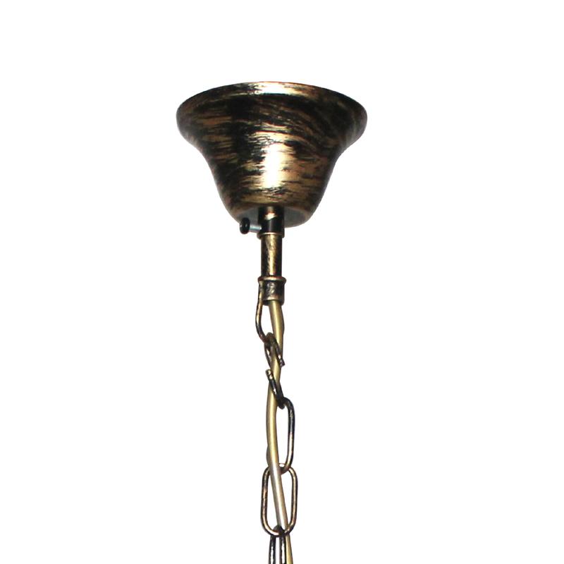  Светильник "Рустика" 254 НСБ 01-5х60-126 Е14 ИУ черн. мат. зол. Элетех 1005404273 фото в каталоге от BTSprom.by