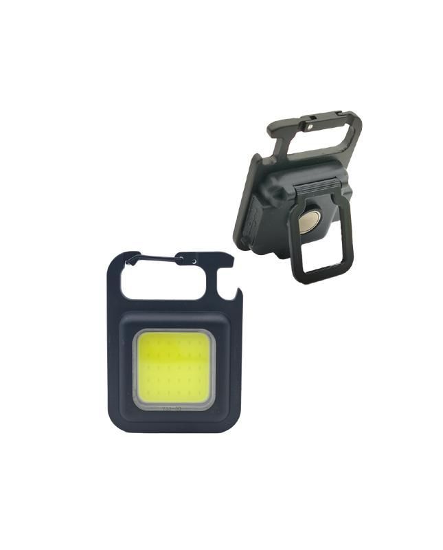 фонарь-брелок аккумуляторный походный кемпинг 6вт cob led li-po 502030 200ма.ч usb-шнур type c корпус abs-пластик алюм. открывалка магнит на корпусе карабин регулируемая подставка космос koc207lit от BTSprom.by
