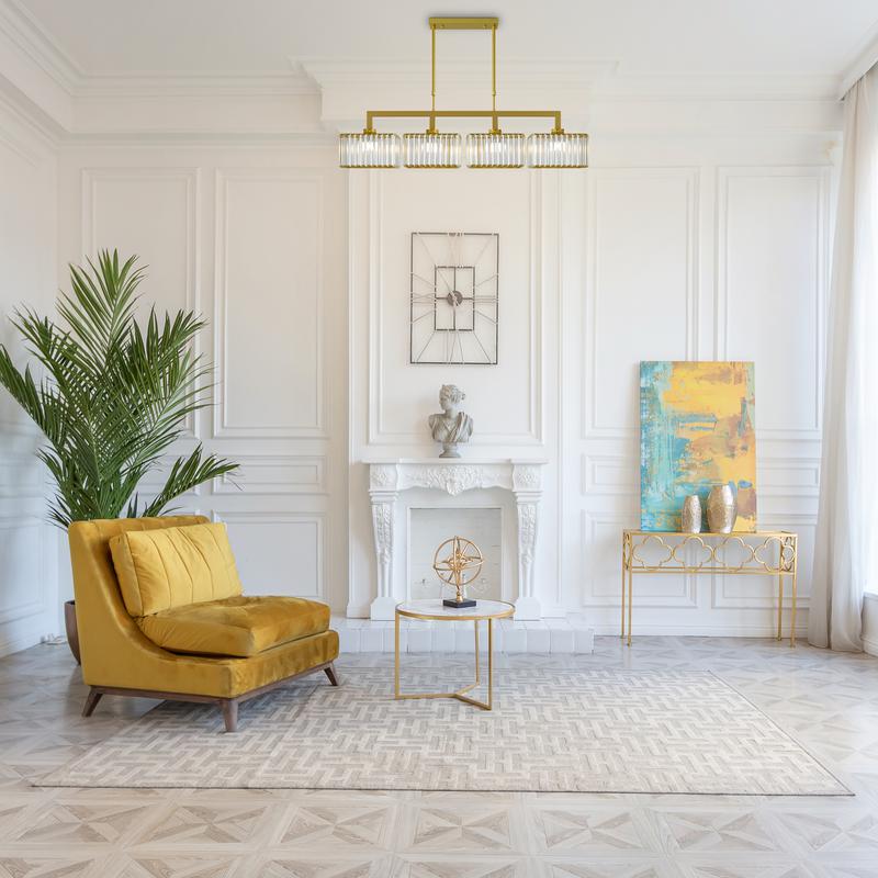  Светильник Moed 160Вт E27х4 IP20 подвесной Freya FR5473PL-04G фото в каталоге от BTSprom.by