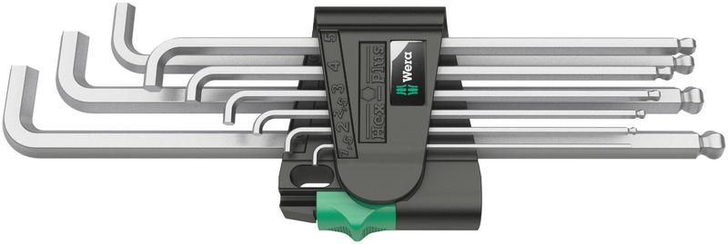 набор г-образных ключей 950/9 pkls hex-plus 4 9 предметов (1.5/2/2.5/3/4/5/6/8/10мм) wera we-073594 от BTSprom.by