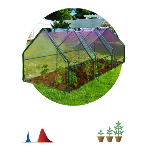 чехол для теплиц ga-house-max cover 2700х900х900мм на молнии green apple б0069498 от BTSprom.by