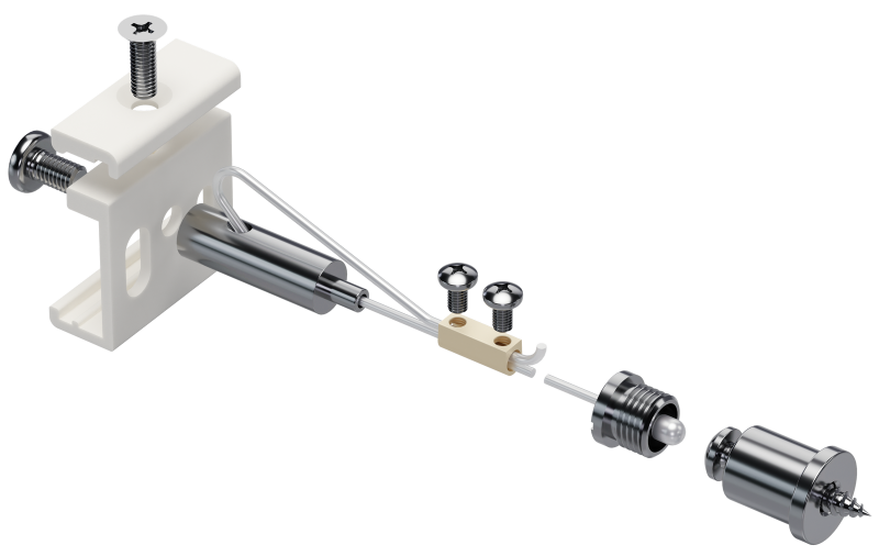  Аксессуар 96 578 ТС-КМП-01-2М-WH (комплект для подвесного монтажа) Innolux 96578 фото в каталоге от BTSprom.by