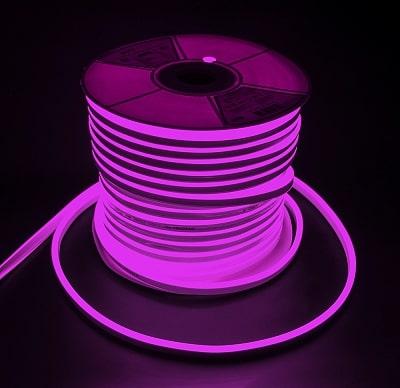 лента светодиодная pfn-01 "неон" 2835/120 purple ip65 (без аксессуаров) фиолет. (уп.50м) jazzway 5017993b от BTSprom.by