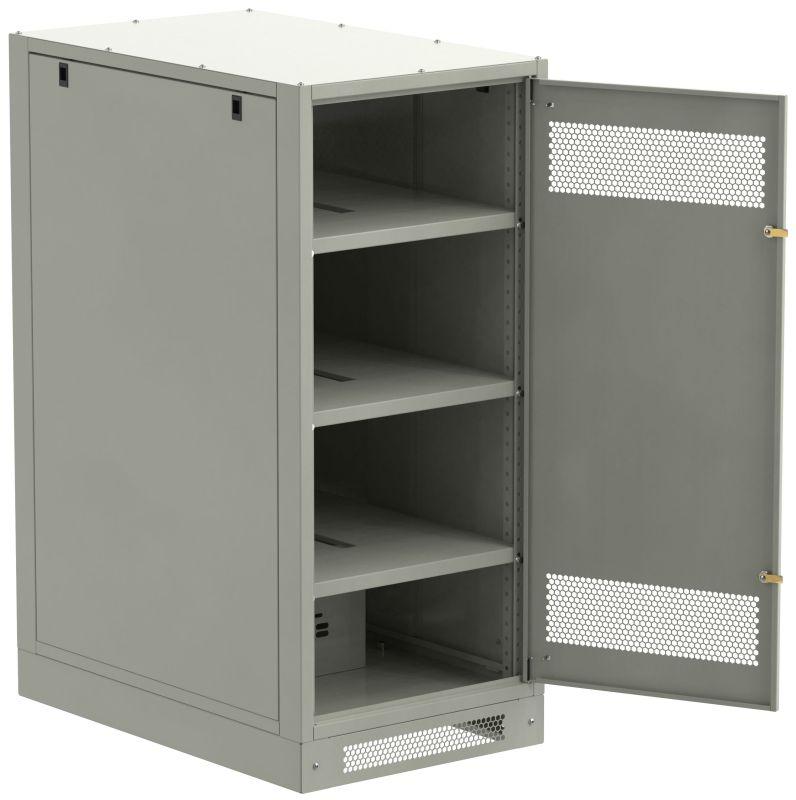 шкаф linea b (пустой) 1350х600мм дверь метал. сер. itk lb35-13h69-m от BTSprom.by