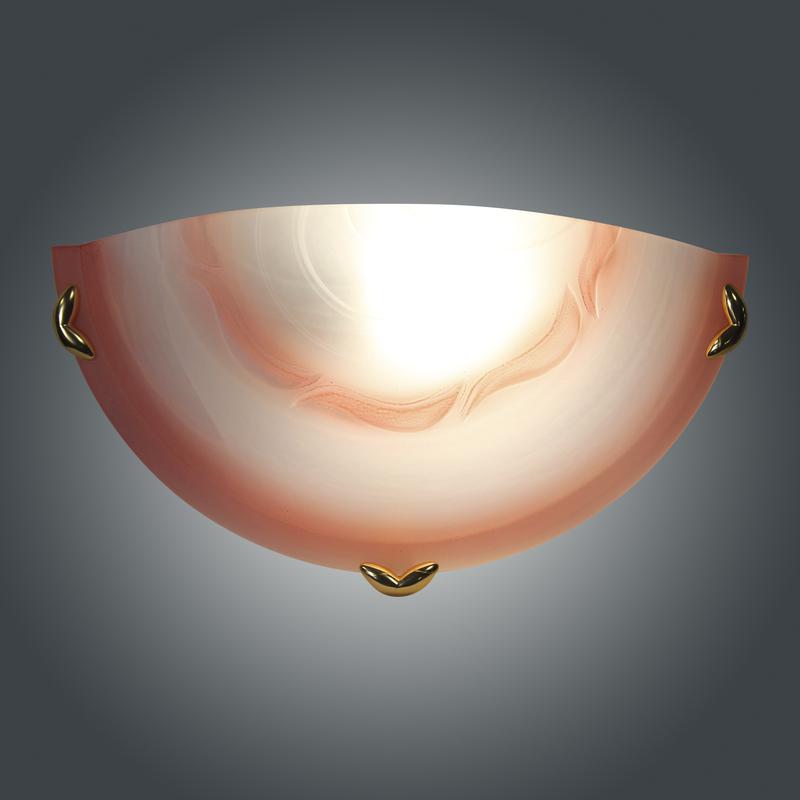  Светильник НББ 21-60 "Дельфин" 1/2 роз./клипса зол. (инд. упак.) Элетех 1005201991 фото в каталоге от BTSprom.by