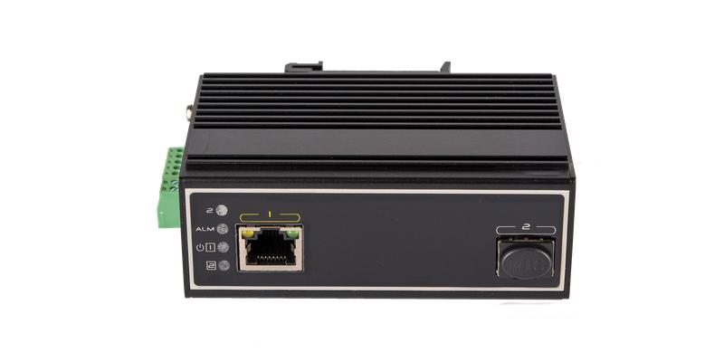 медиаконвертер оптический индустриальный utp-sfp industrial 1 порт poe 802.3af/at 10/100/1000мбит/с в 1000мбит/с 48в 50вт питание поставляется отдельно mdr-60-48 nikomax gl-mc-utpg-sfpg-fp-i от BTSprom.by