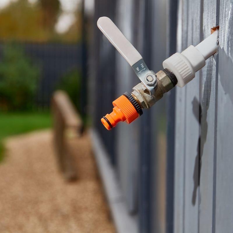  Адаптер на кран быстрого соединения 3/4 и 1/2дюйма ЧЕТЫРЕ СЕЗОНА 62-0212 фото в каталоге от BTSprom.by