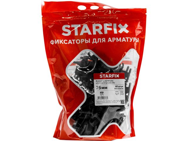 фиксатор арматуры "стойка/стульчик-25" 6-18 (60 шт в дой-паке) starfix smd4-20363-60 от BTSprom.by