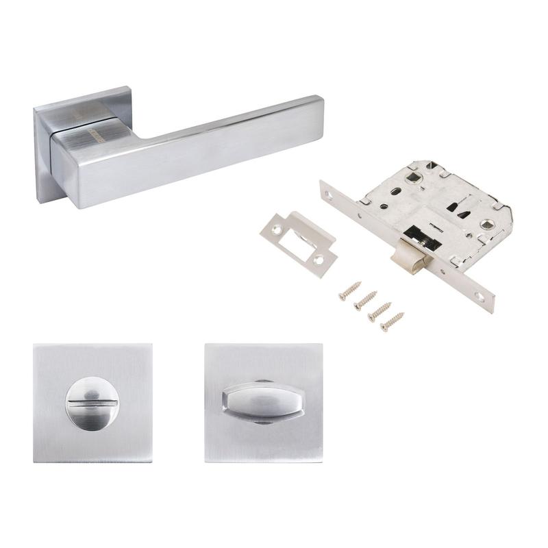комплект ручка и защ с фикс арт "ринго" sc+l7050s sc+bk-s2 sc (8390/s7050) матов. хром аллюр 15 726 от BTSprom.by
