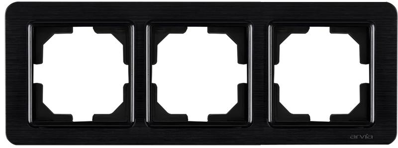 рамка 3-м lavin черн. arvia 21 25 4000 023 от BTSprom.by