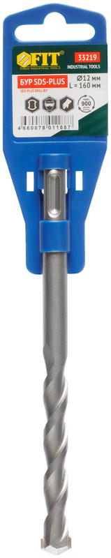  Бур по бетону SDS PLUS син. корпус 12х160мм FIT 33219 фото в каталоге от BTSprom.by