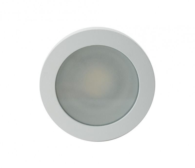 светильник 50вт gu10 ip44 встраив. влагозащ. алюм. бел. denkirs dk3012-wh от BTSprom.by