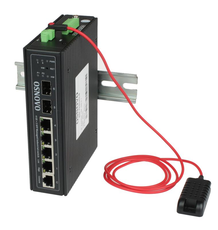 коммутатор промышленный управляемый (l2+) sw-70402/ils gigabit ethernet на 4ge rj45 + 2 ge sfp порта с функцией мониторинга температуры/ влажности/ напряжения osnovo 13748 от BTSprom.by