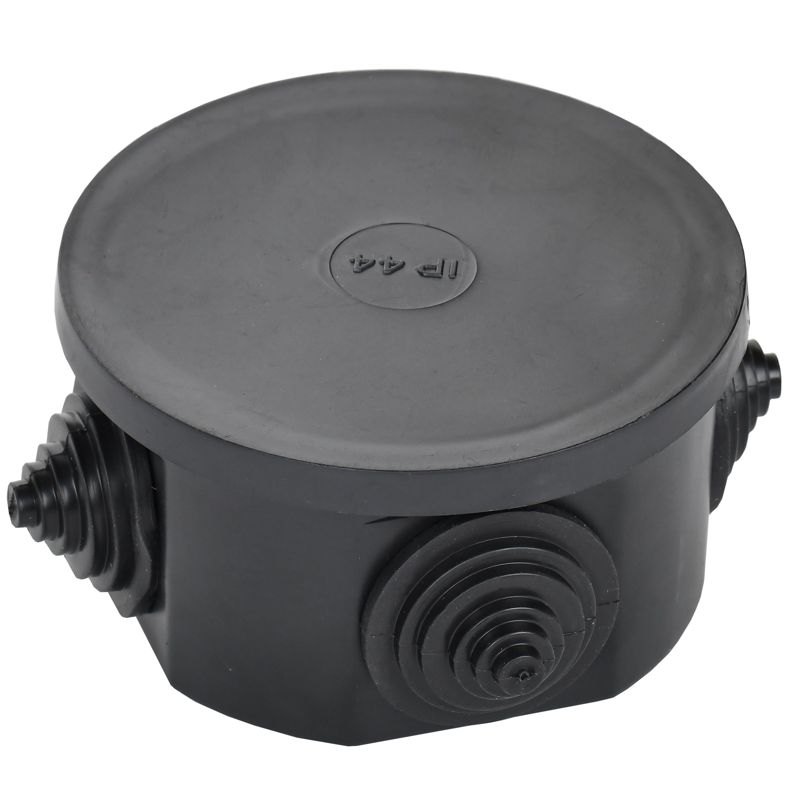  Коробка распаячная КМ41237 D75х40мм IP44 4 ввода черн. IEK UKO21-075-040-000-K02-44 фото в каталоге от BTSprom.by