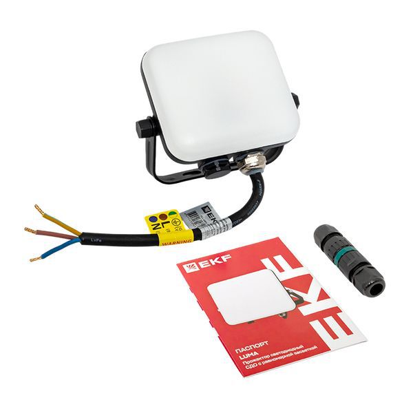  Прожектор светодиодный СДО-4001 10Вт 4000К IP65 с равномерной засветкой LUMA EKF FLL-4001-10-4000 фото в каталоге от BTSprom.by
