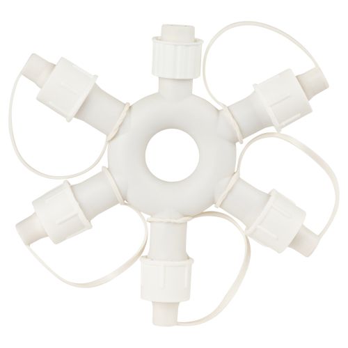  Разветвитель круговой 6 гнезд IP44 24В для гирлянд провод ПВХ Эра Б0051903 фото в каталоге от BTSprom.by