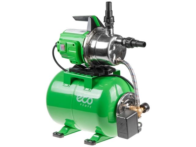 станция водоснабжения автоматическая eco gfi-1203 (1200 вт, 3600 л/ч, 48 м, 4,8 бар макс, корпус бака сталь, корпус насоса нерж. сталь,, бак 24л.) gfi-1203 от BTSprom.by