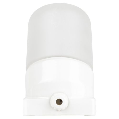  Светильник НББ 02-60-002 для бани керамика/стекло наклонный IP54 E27 max 60Вт 150х90х85 бел. Эра Б0064018 фото в каталоге от BTSprom.by