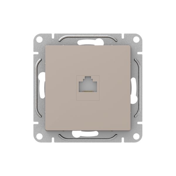 розетка телефонная 1-м сп эпика rj11 механизм крем. ekf up1-soi-rj11 от BTSprom.by