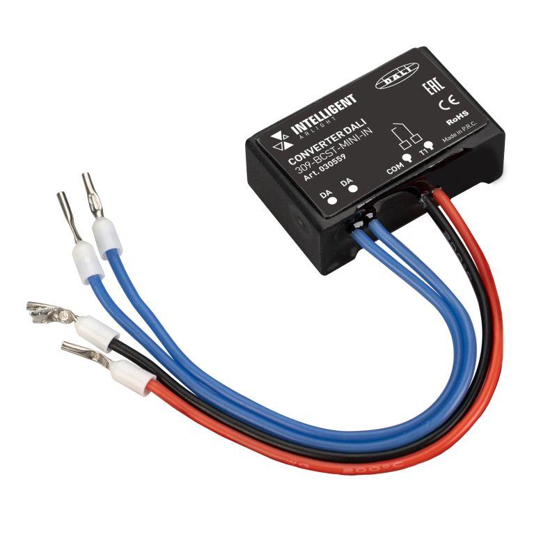 конвертер dali-309-bcst-mini-in (dali bus) пластик intelligent arlight 030559 от BTSprom.by