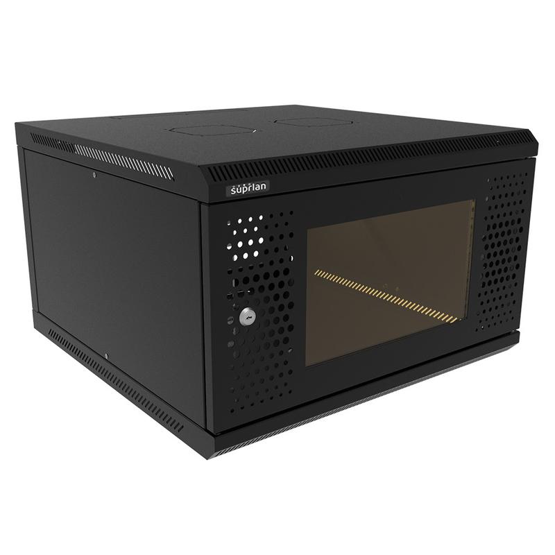 шкаф телекоммуникационный настенный твс-6u-600-600-с+п-9005 suprlan 05-2069-b от BTSprom.by