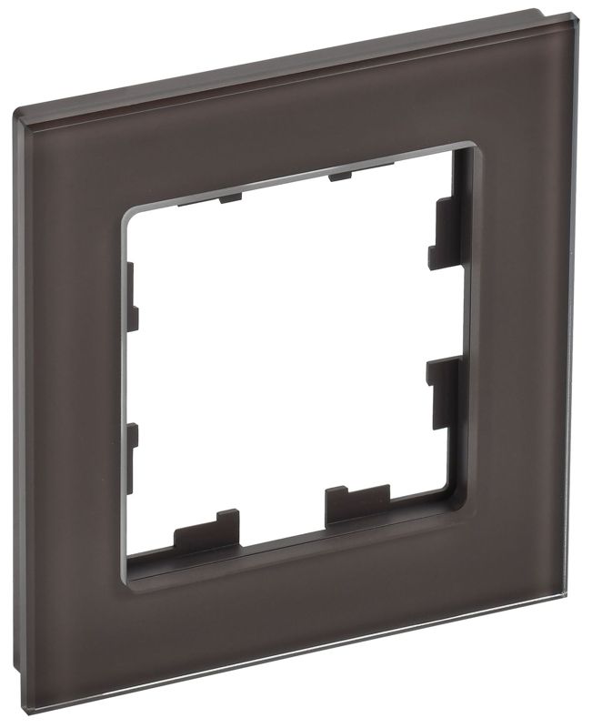 рамка 1-м brite ру-1-2-бртб стекло темн. бронза iek br-m12-g-k45 от BTSprom.by