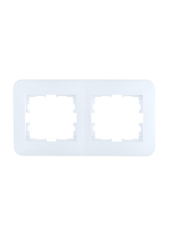 рамка 2-м asti горизонт. бел. lezard 7081-0200-147 от BTSprom.by