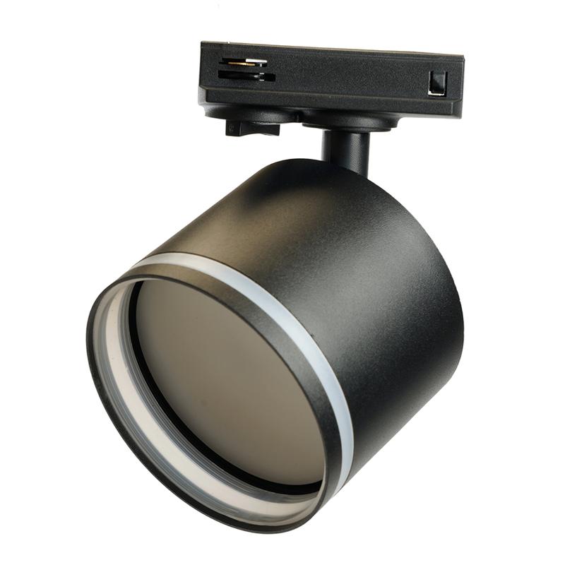 светильник трековый под лампу gx53 черн. al163 luna feron 41922 от BTSprom.by