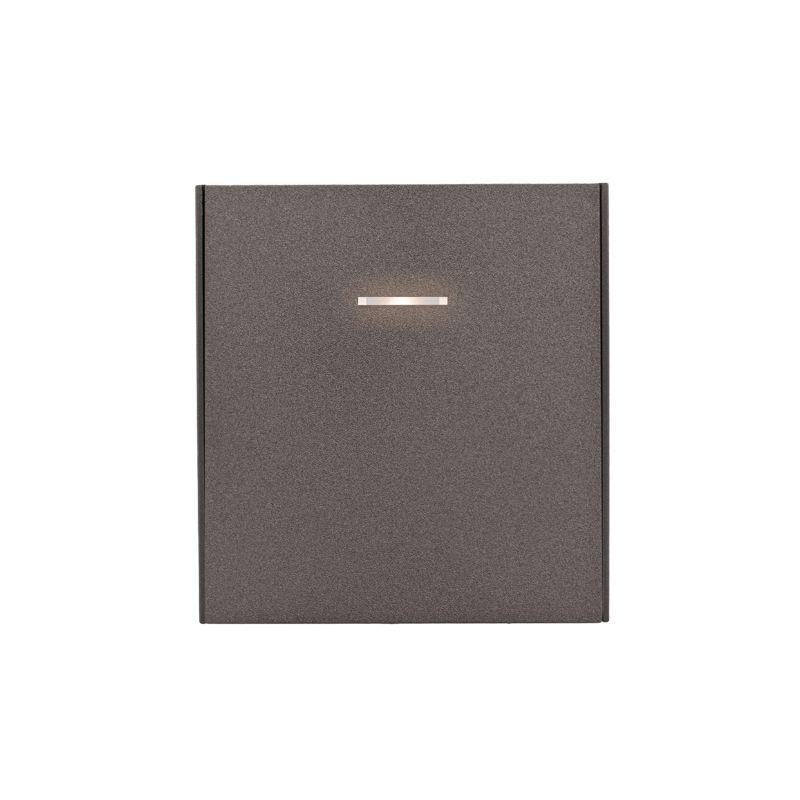 выключатель 1-кл. сп strong miele 10а с подсветкой графит kranz kr-78-0713-6 от BTSprom.by