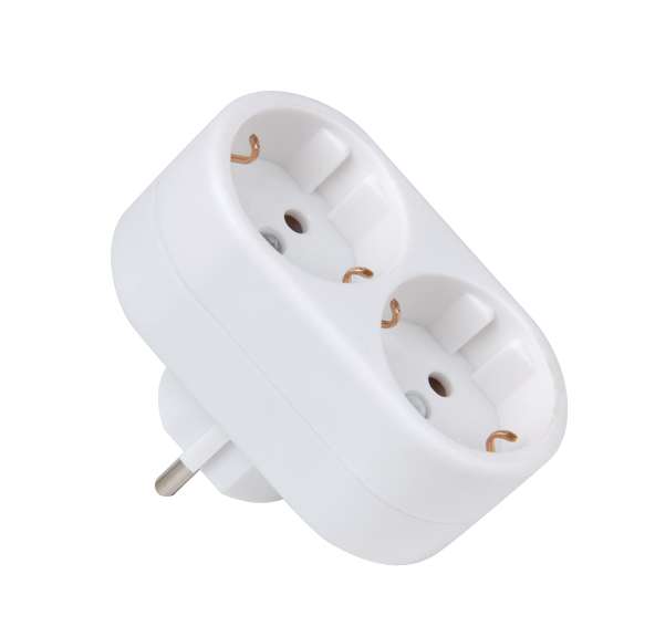 разветвитель с заземл. 16а ad-2g 3.5квт jazzway 5004641 от BTSprom.by