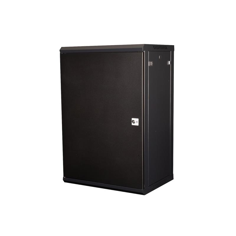 шкаф телекоммуникационный настен. 19дюйм 18u 901х600х450мм дверь метал. черн. datarex dr-645001 от BTSprom.by