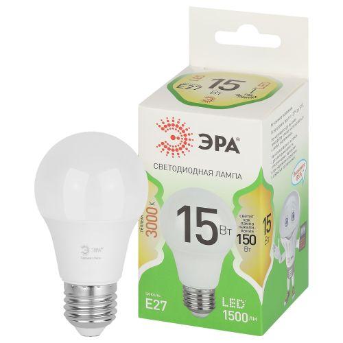 лампа светодиодная green line a60-15w-830-e27 gl 15вт груша 3000к свет тепл. e27 эра б0067112 от BTSprom.by