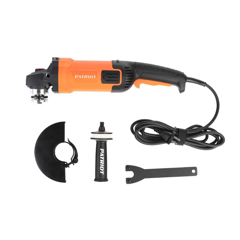  Машина шлифовальная угловая УШМ AG 190 2000Вт Диск 180мм тонкая задняя рукоятка пылезащ. PATRIOT 110301180 фото в каталоге от BTSprom.by