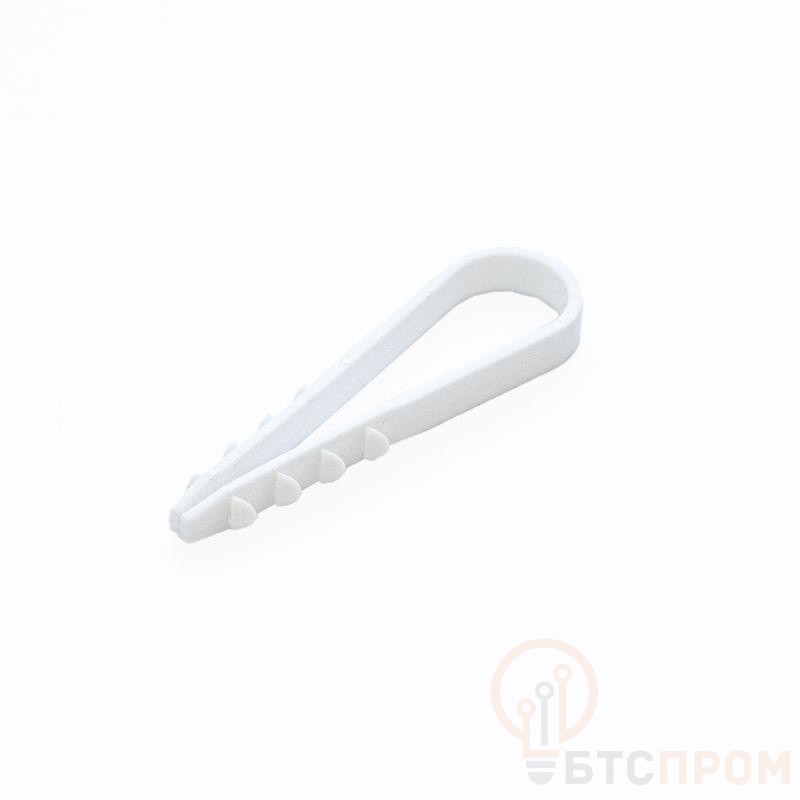 Дюбель-хомут 11-18 для круглого кабеля бел. (уп.100шт) Промрукав PR08.6943 фото в каталоге от BTSprom.by  Дюбель-хомут 11-18 для круглого кабеля бел. (уп.100шт) Промрукав PR08.6943 фото в каталоге от BTSprom.by