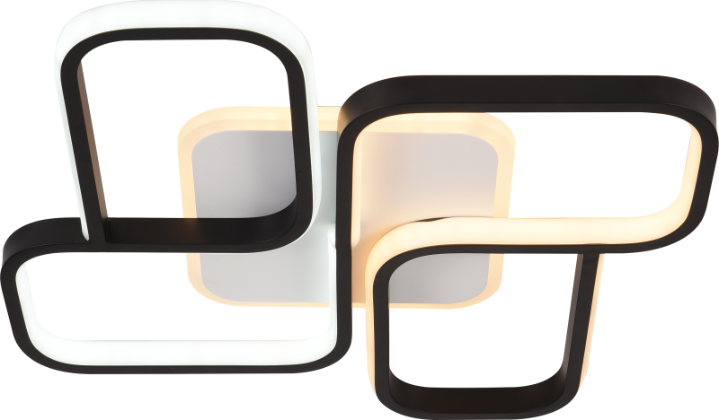 светильник светодиодный lydia 6104-101 81вт 3700к-4750к потолочн. модерн с пультом rivoli б0059012 от BTSprom.by