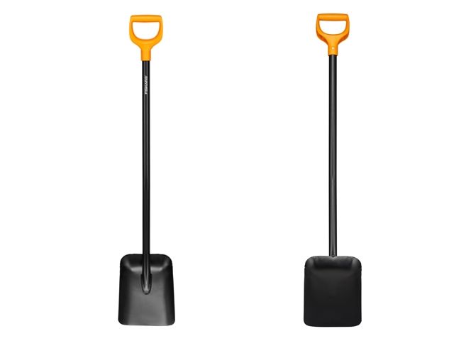 лопата совковая fiskars solid (длина:1270мм, ширина:235мм) 1026685 от BTSprom.by