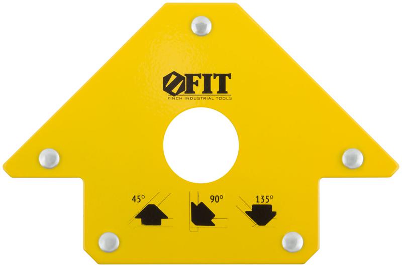 угольник для сварки магнитный тип "стрелка" усилие до 23кг fit 81802 от BTSprom.by