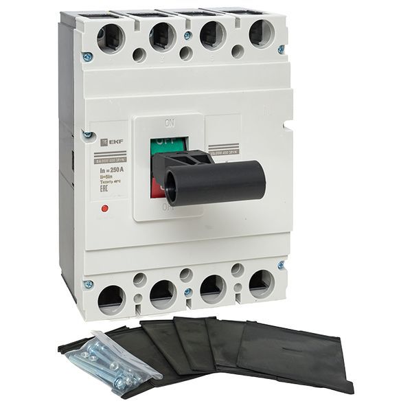  Выключатель автоматический 4п 400/250А 5In 42кА ВА-99М PROxima EKF mccb99-4P5In400-250m фото в каталоге от BTSprom.by