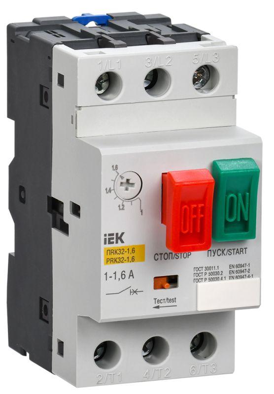пускатель прк32-0.63 in0.63а ir0.4-0.63 ue 660в iek dms11-c63 от BTSprom.by