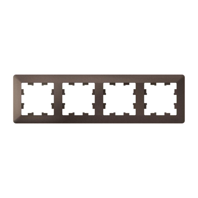 Рамка 4-м AtlasDesign Air мокко/дым. черн. SE ATN220604 фото в каталоге от BTSprom.by  Рамка 4-м AtlasDesign Air мокко/дым. черн. SE ATN220604 фото в каталоге от BTSprom.by