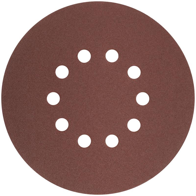 круг шлифовальный с отверст. (липучка) 225мм р 80 алюм./оксидный (уп.5шт) fit 39894 от BTSprom.by