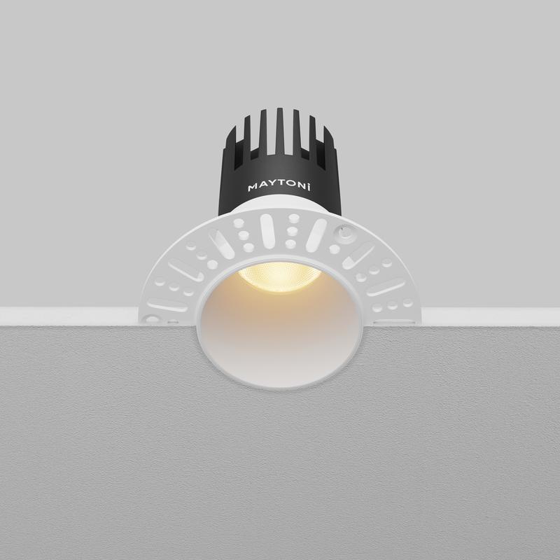  Светильник Dip 10Вт 2700К 50град. встраив. Maytoni DL120-10W-2.7K-TRS-W фото в каталоге от BTSprom.by