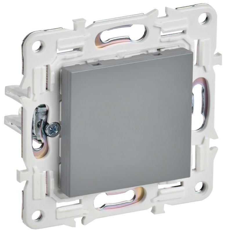 заглушка с суппортом skandy sk-c01gr сер. iek sk-pl10-k03 от BTSprom.by